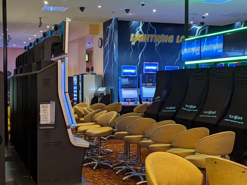 Betting lounge at Country Club Casino
