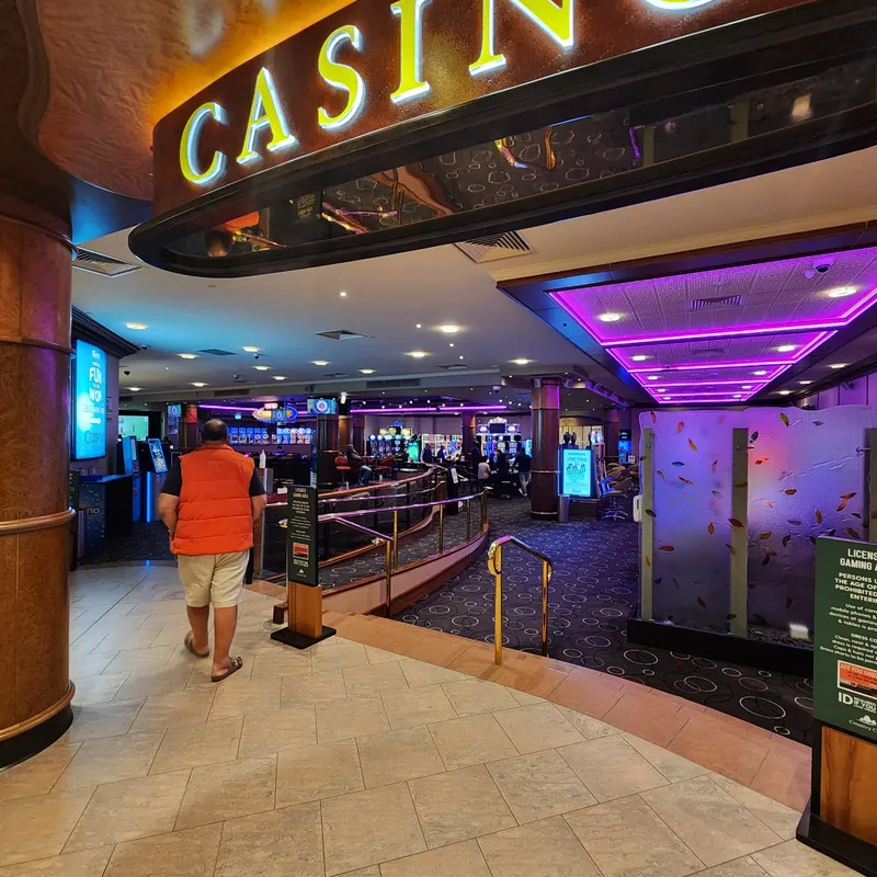 Entrance to the gaming floor at Country Club Casino