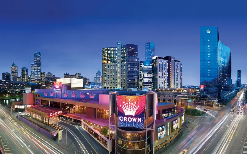 Crown Melbourne casino in Australia