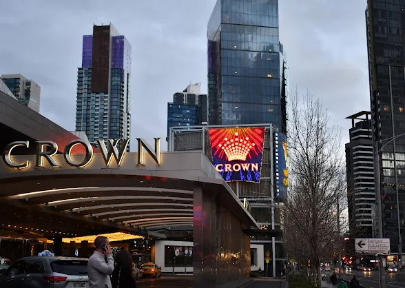 City entrance to Crown Melbourne