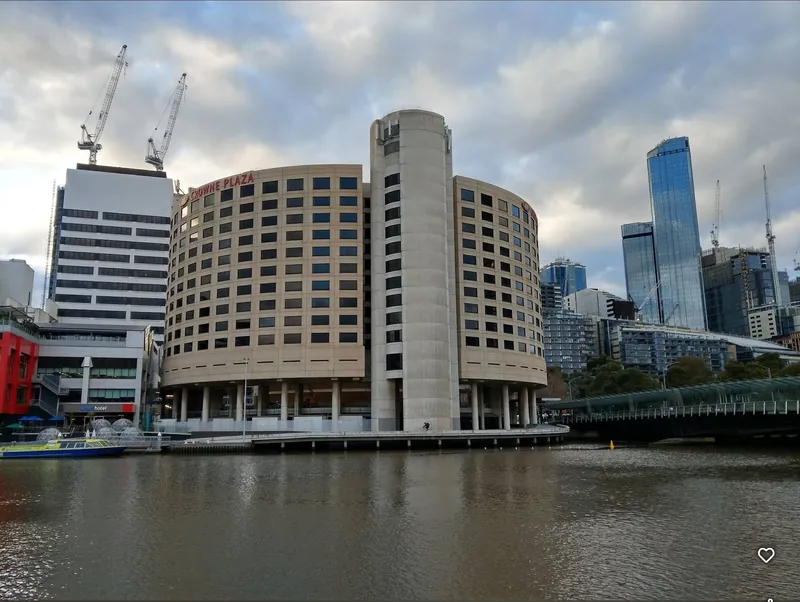 Riverside view of Crown Melbourne