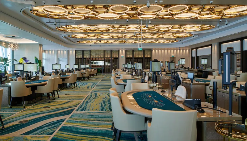 VIP gaming tables at Crown Sydney