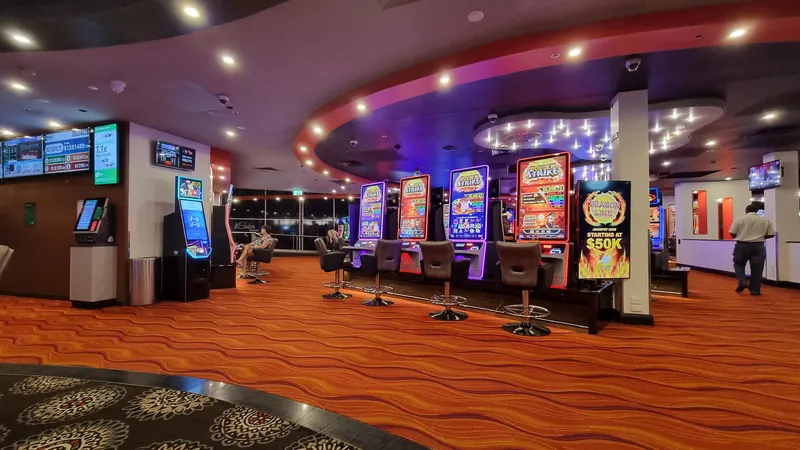 Slot machine area at Lasseters Hotel Casino