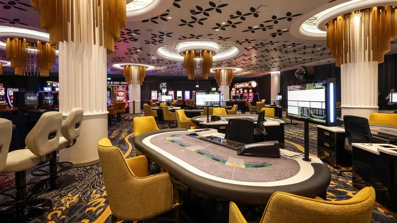 Table games area at Lasseters Hotel Casino