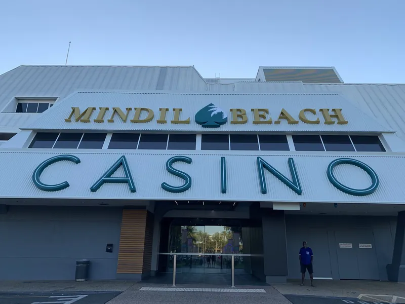 Main entrance to Mindil Beach Casino Resort