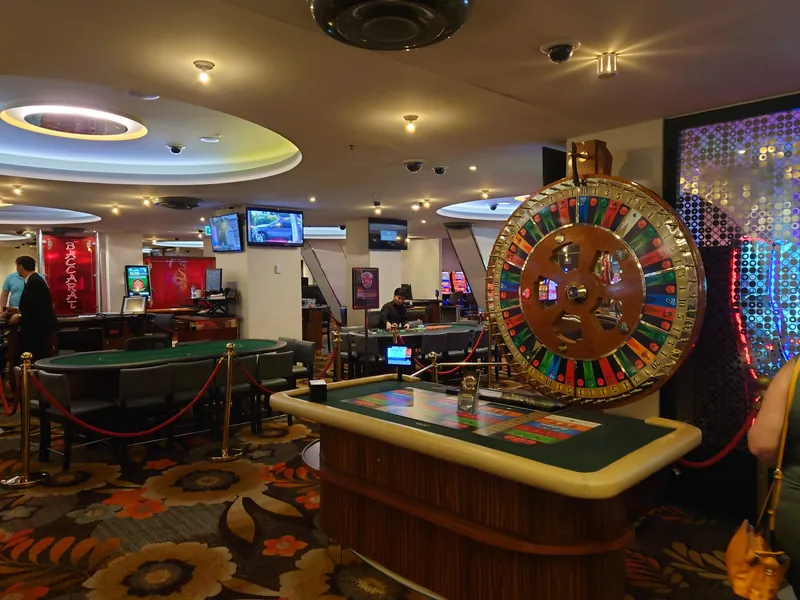 Electronic roulette table at Mindil Beach Casino Resort