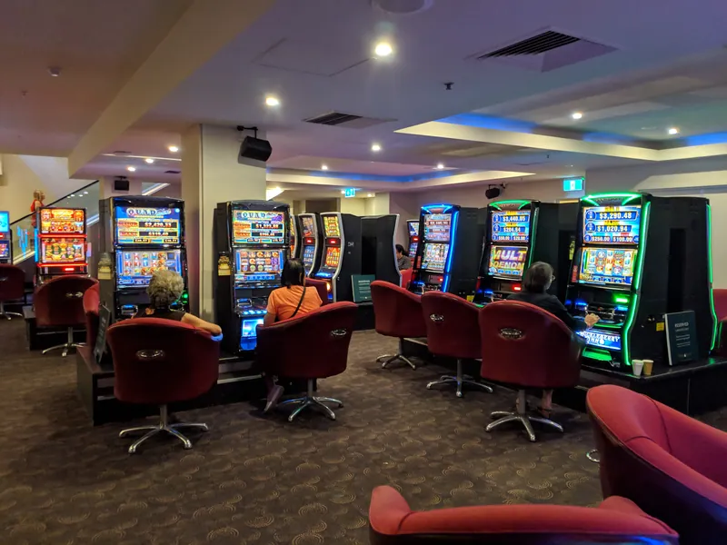 Slot machines at Mindil Beach Casino Resort