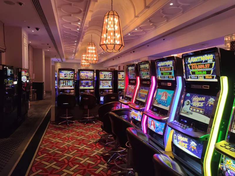 Slot machine gallery at SkyCity Adelaide