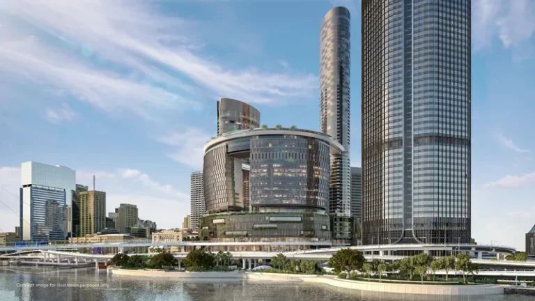 The Star Brisbane complex on the riverfront
