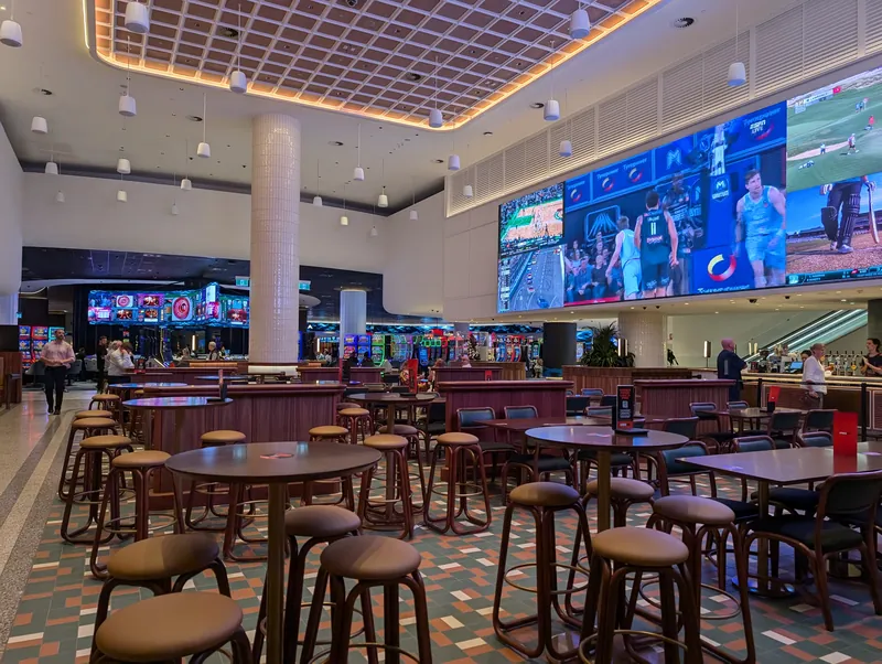 Sports viewing lounge at The Star Brisbane