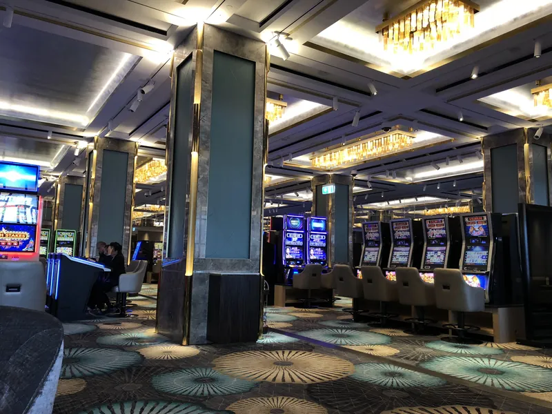Slot machine aisle at The Star Gold Coast
