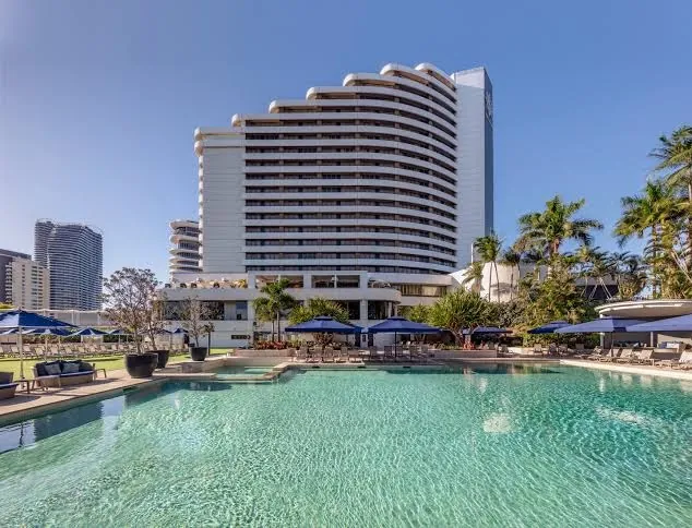 The Star Gold Coast resort beside the pool