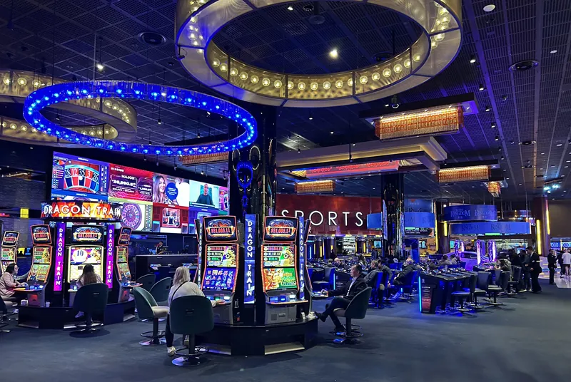 Colourful gaming floor at The Star Sydney