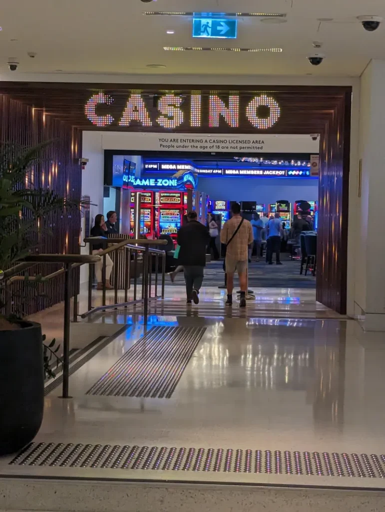 Interior casino entrance at The Ville Resort-Casino