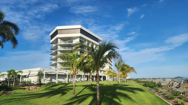 Coastal grounds of The Ville Resort-Casino