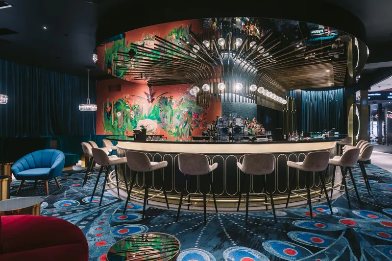 Birdcage Bar interior at Wrest Point Casino Hotel