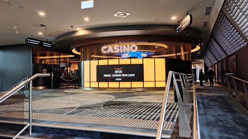 Casino lobby at Wrest Point Casino Hotel