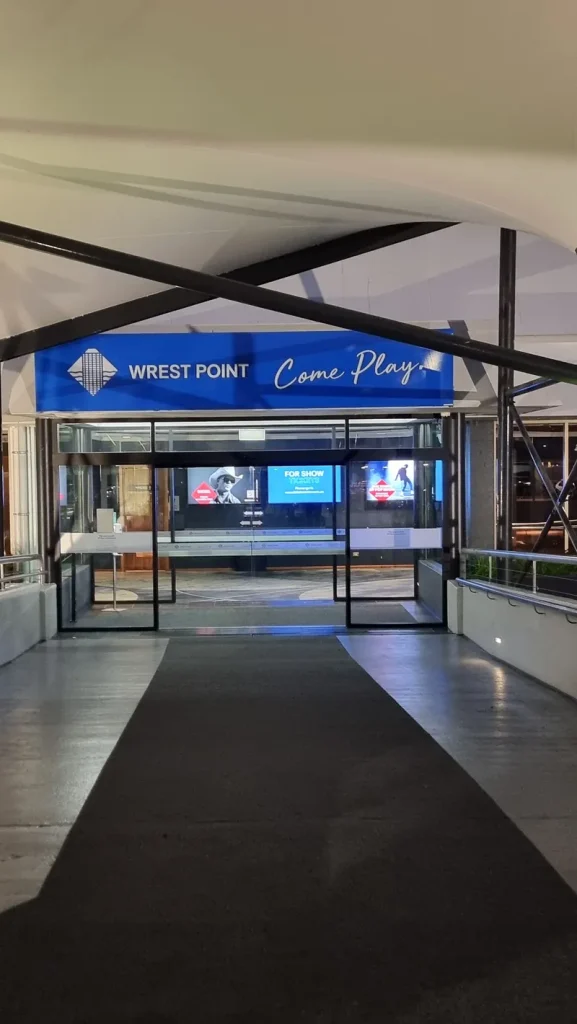 Club counter inside Wrest Point Casino Hotel